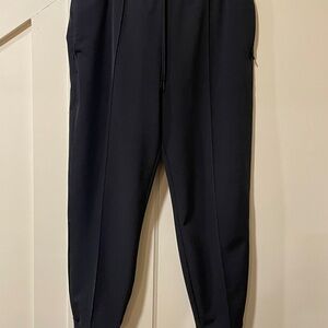 ATHLETA Black Pant jogger pinstripe